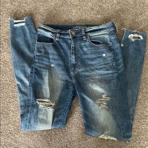 American Eagle highest rise jegging